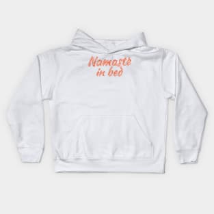 namaste_orange Kids Hoodie